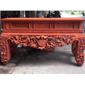 Sập thờ mai điểu 217 hương đỏ BTĐ113