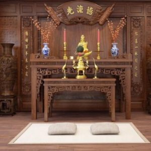 Án gian hiện đại 1m97 gỗ gụ BTĐ55