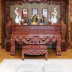 Án gian tứ linh 1m97 gỗ hương BTĐ56