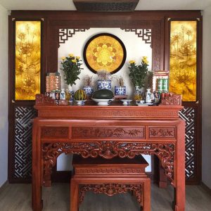 Bộ tranh trúc chỉ câu đối dọc BTĐ212