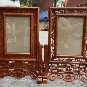 Khung ảnh kép 20x30 gỗ hương BTĐ204