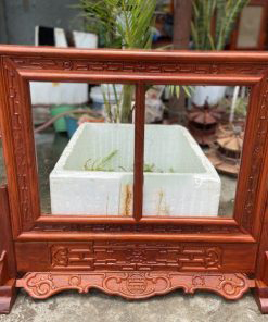 Khung ảnh đôi 20x30 gỗ hương BTĐ205