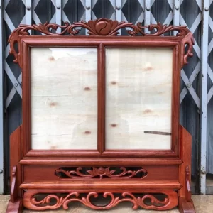 Khung ảnh thờ đôi 20x30 gỗ hương BTĐ269