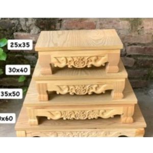 Bàn trà 60cm gỗ sồi BTĐ263