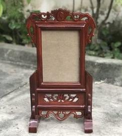 Khung ảnh thờ 20x30 gỗ hương BTĐ193