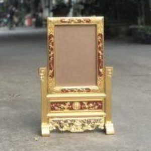 Khung ảnh thờ 20x30 không mái gỗ hương BTĐ196