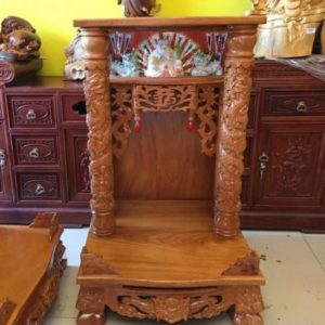 Khám thờ tiến bảo 61cm gỗ sồi nga BTĐ178