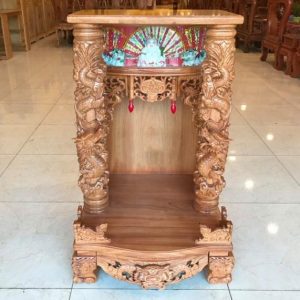 Khám thờ đại tài 61cm gỗ sồi nga BTĐ182