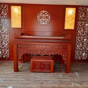 Mẫu vách ngăn phòng thờ BTĐ159