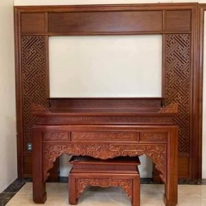 Mẫu vách ngăn phòng thờ BTĐ65