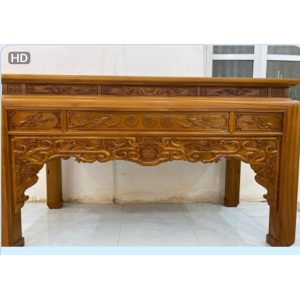 Án gian thờ như ý 2m07 gỗ gõ BTĐ305
