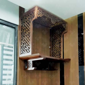 Bàn thờ treo 61p gỗ gụ BTĐ294