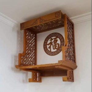 Bàn thờ treo Đăng Khoa 81p gỗ mít BTĐ276