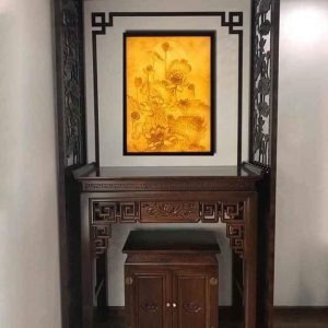 Bàn thờ 1m07 gỗ gụ lào BTĐ321