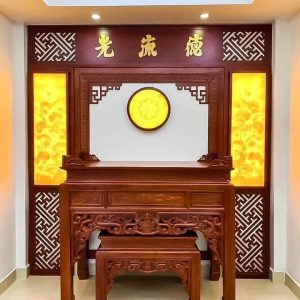 Án gian thờ 1m53 gỗ hương BTĐ330