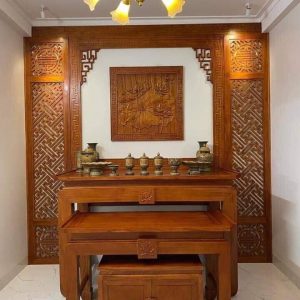 Án gian thờ 1m53 gỗ hương BTĐ331