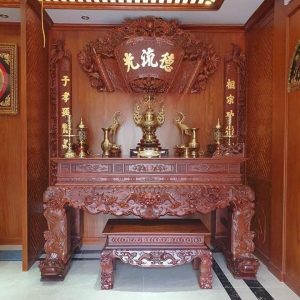 Án gian thờ 1m97 gỗ hương BTĐ341