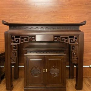 Bàn thờ 1m53 gỗ gụ lào BTĐ313