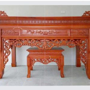 Bàn thờ như ý 1m97 gỗ hương đá BTĐ352