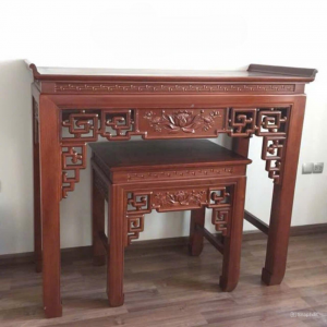 Bàn thờ 1m27 gỗ gụ lào BTĐ346