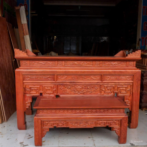 Bàn thờ như ý 1m97 gỗ hương đá BTĐ357
