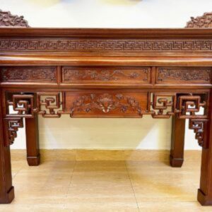 Bàn thờ gia tiên 1m75 gỗ hương BTĐ407