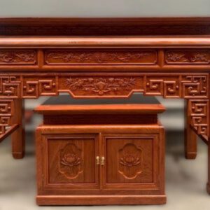 Bàn thờ gia tiên 1m75 gỗ hương BTĐ417
