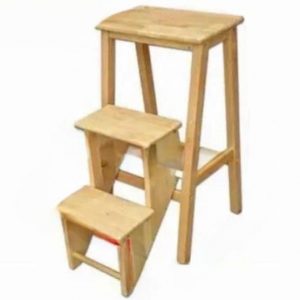 Ghế thắp hương 3 bậc 1m00 gỗ cao su BTĐ543