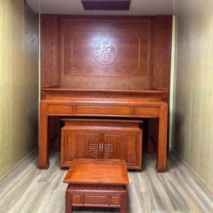 Bàn thờ 1m75 gỗ sồi nga BTĐ483