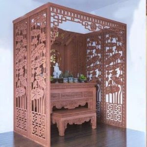 Bàn thờ như ý 1m75 gỗ sồi nga BTĐ480