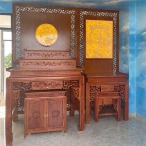 Bàn thờ tam cấp 1m27 gỗ hương BTĐ517