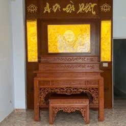 Bàn thờ tam cấp 1m75 gỗ hương BTĐ514