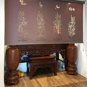 Rèm xuyên sáng Phúc Lộc An Khang BTĐ590