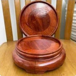 Đế bát hương 18cm gỗ hương BTĐ643