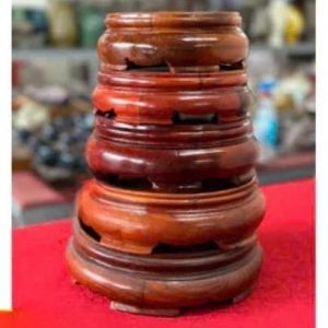 Đế bát hương 16cm gỗ hương BTĐ634