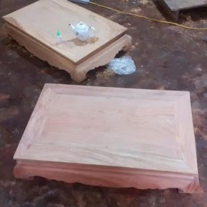 Bàn trà 60cm gỗ hương BTĐ653