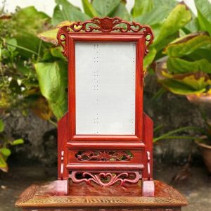 Khung ảnh thờ 18x24 gỗ hương BTĐ631