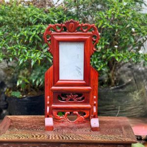 Khung ảnh thờ 18x24 gỗ hương BTĐ623
