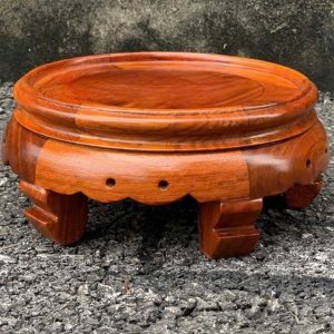 Đế bát hương 18cm gỗ hương BTĐ635