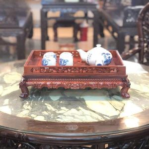 Khay trà 50cm gỗ hương BTĐ655