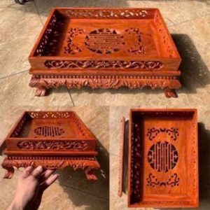 Khay trà 60cm gỗ hương BTĐ661
