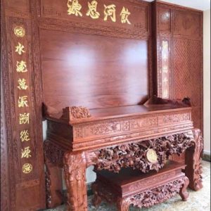 Mẫu vách ngăn phòng thờ BTĐ674