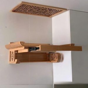 Bàn thờ treo có ngăn kéo 69p gỗ sồi BTĐ715