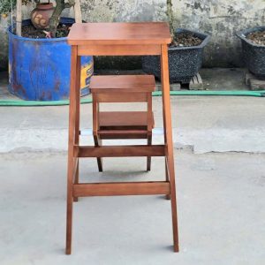 Ghế thắp hương 3 bậc 80cm gỗ cao su BTĐ779