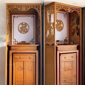 Bàn thờ chung cư 89p gỗ sồi nga BTĐ801