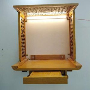 Bàn thờ treo 69p ngăn kéo gỗ sồi nga BTĐ794