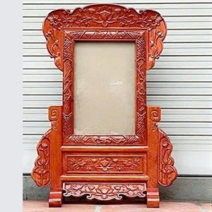Khung ảnh đục hoa 25x35 gỗ hương BTĐ812