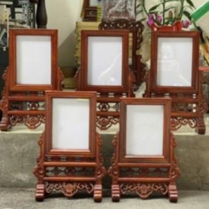 Khung ảnh đơn giản 18x24 gỗ hương BTĐ809