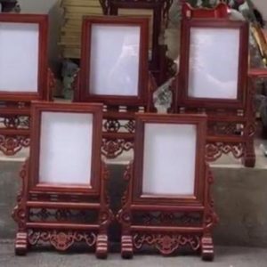 Khung ảnh đơn giản 18x24 gỗ hương BTĐ808