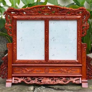 Khung ảnh đôi 20x30 gỗ hương BTĐ833